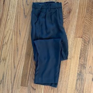 Forever 21 Black High-Waist Tapered Dress Pants